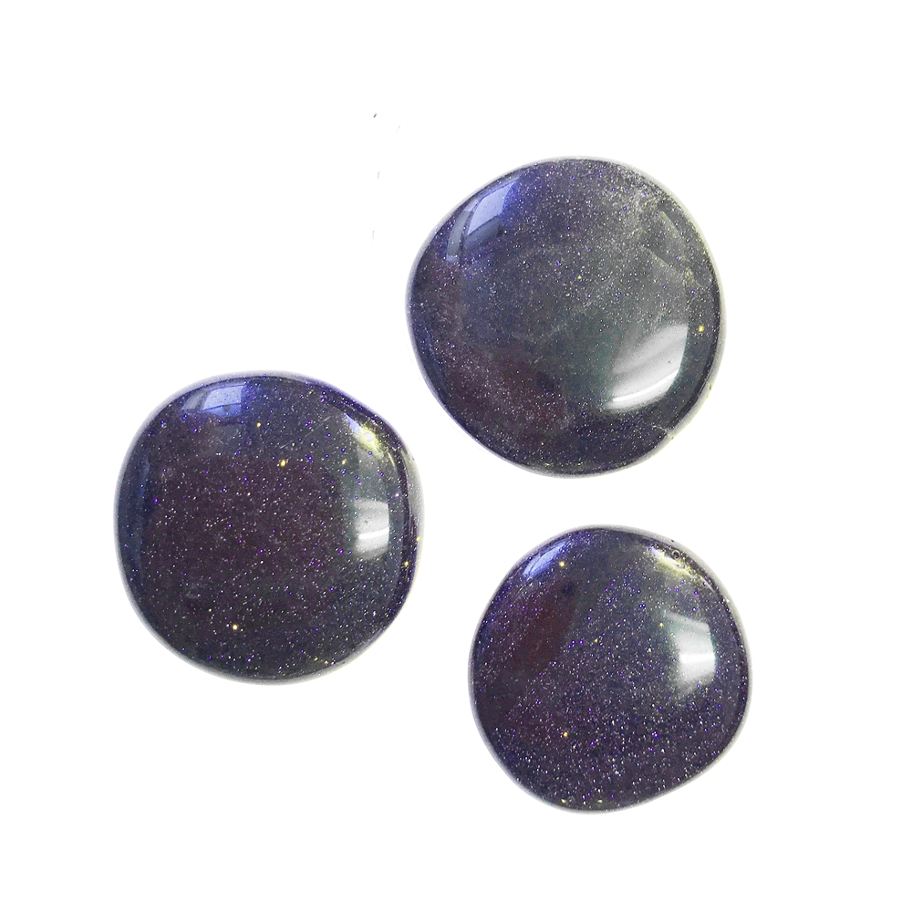 Smooth Stones Gold River Purple (synth. Glass)