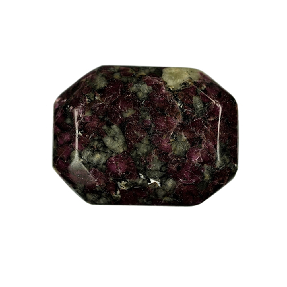Pierres plates carrées Eudialyte, 250g/UV