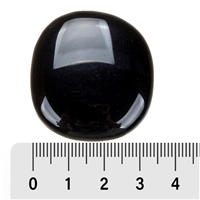 Scheibensteine Obsidian (schwarz)