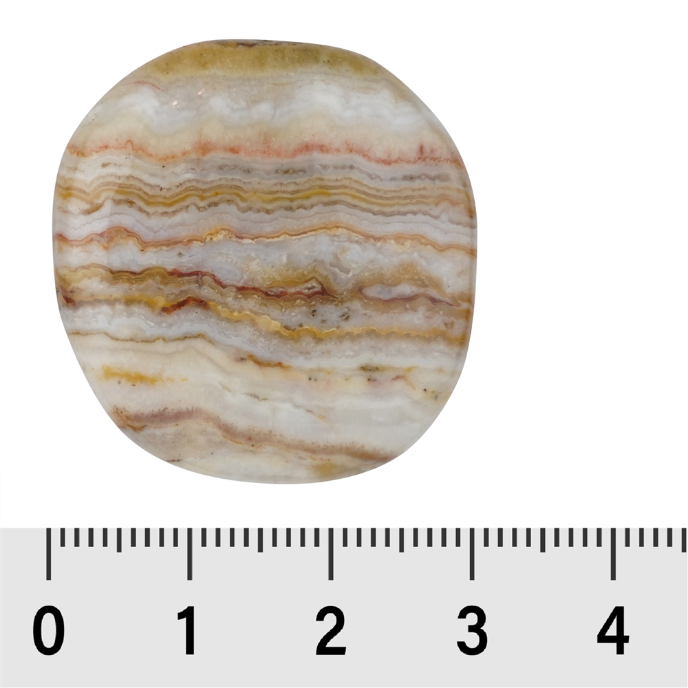 Pierres lisses Agate (Lace-Agate jaune)