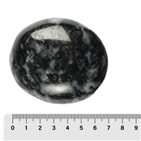 Pietra burattata Gabbro (Merlinite mistica), 5,5 - 7,0 cm (Jumbo)