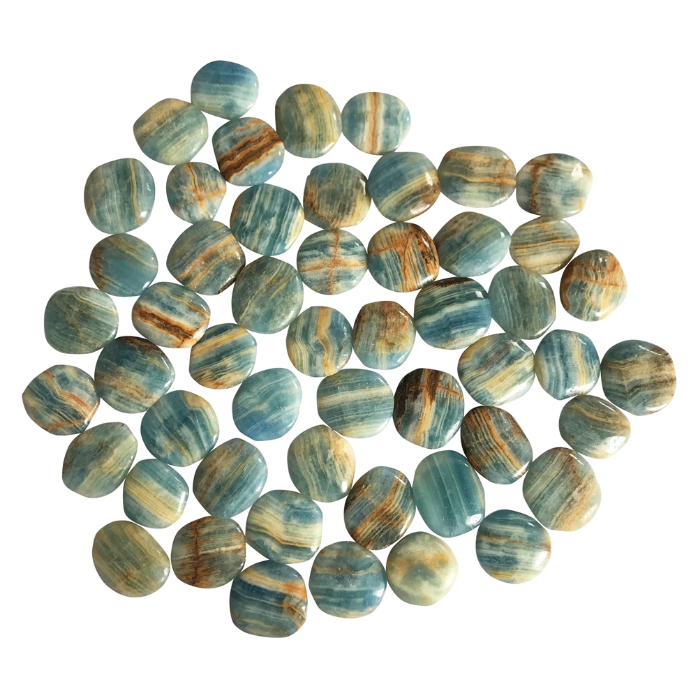 Smooth Stones Aragonite (blue)