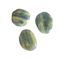 024781501 Smooth Stones Aragonite (blue) | minerals trade - gems, healing stones & jewelry