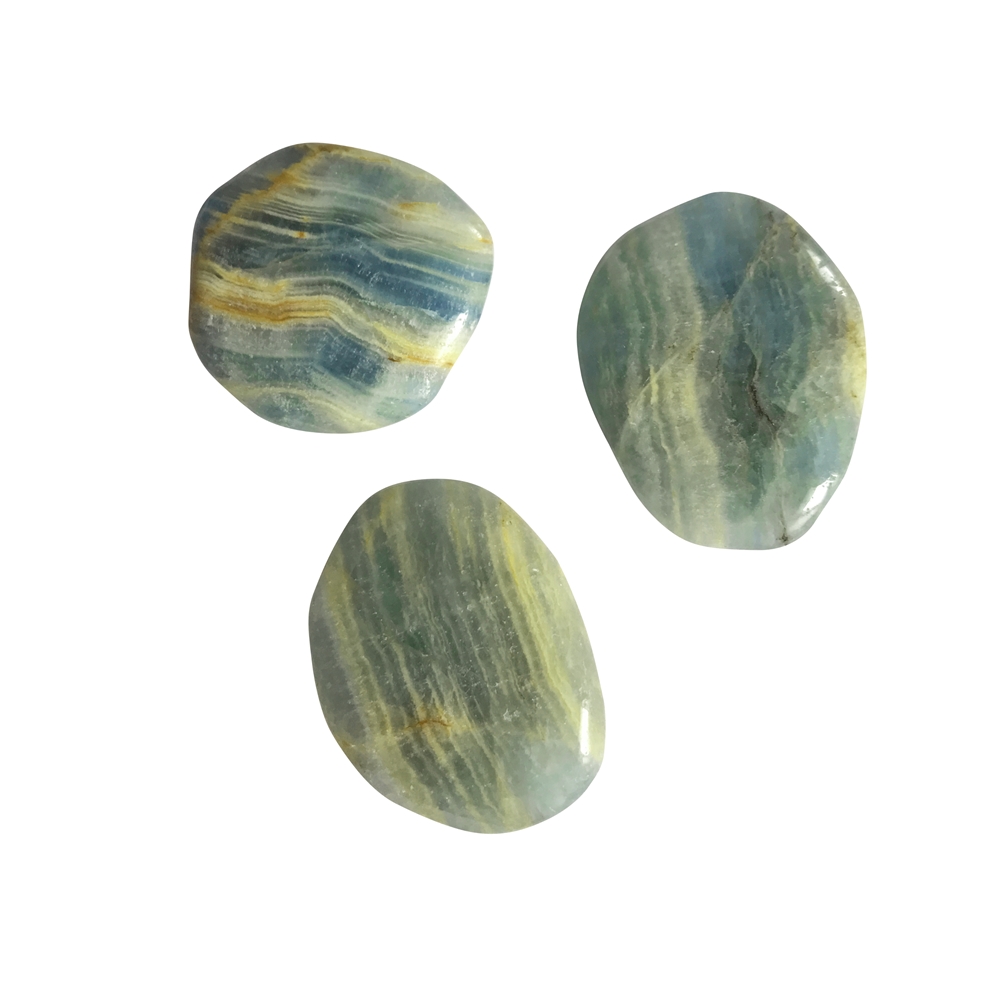 Smooth Stones Aragonite (blue)