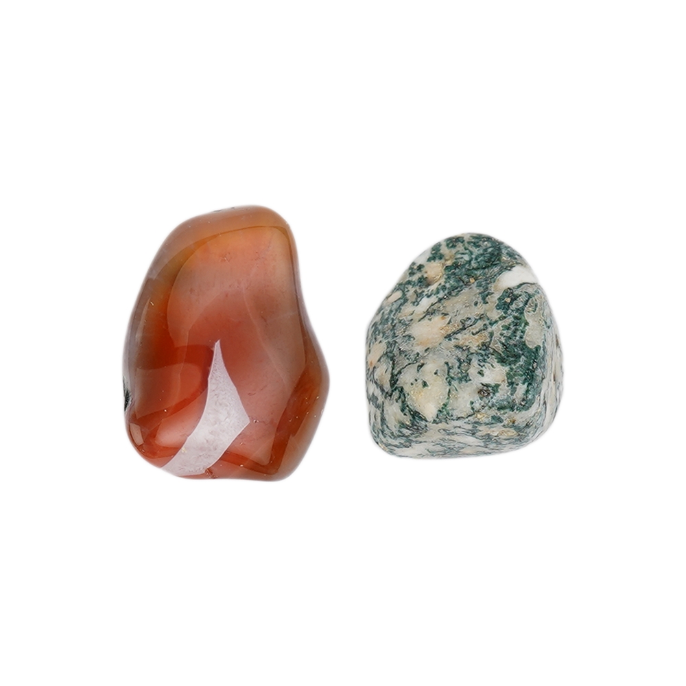 Mélange coloré de pierres roulées, 25 - 30mm (L), Afrique, 1kg