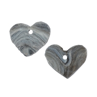 Heart Agate druse frontdrilled, 2,5 - 3,0cm