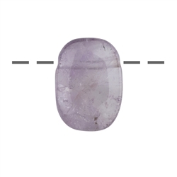 0401292330 Drilled amethyst rectangle, 3.0 cm | wholesaler gems, healing stones & jewelry