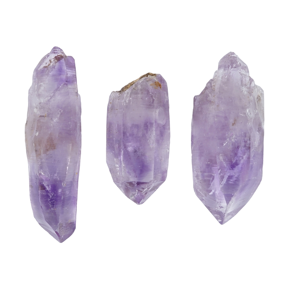 Drilled crystal amethyst (Vera Cruz), 4.0 cm