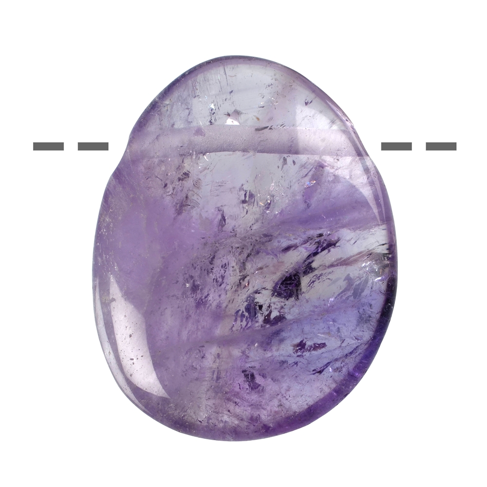 Freeform Amethyst gebohrt, 4,0cm