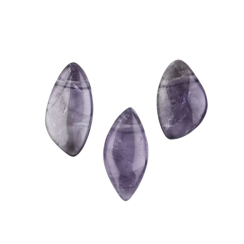 Freeform Amethyst A drilled, 3,0 - 3,5cm