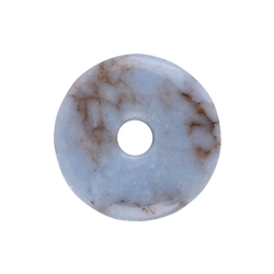 0401800400 Donut Angelite (Anhydrite), 40mm | wholesaler gems, healing stones & jewelry