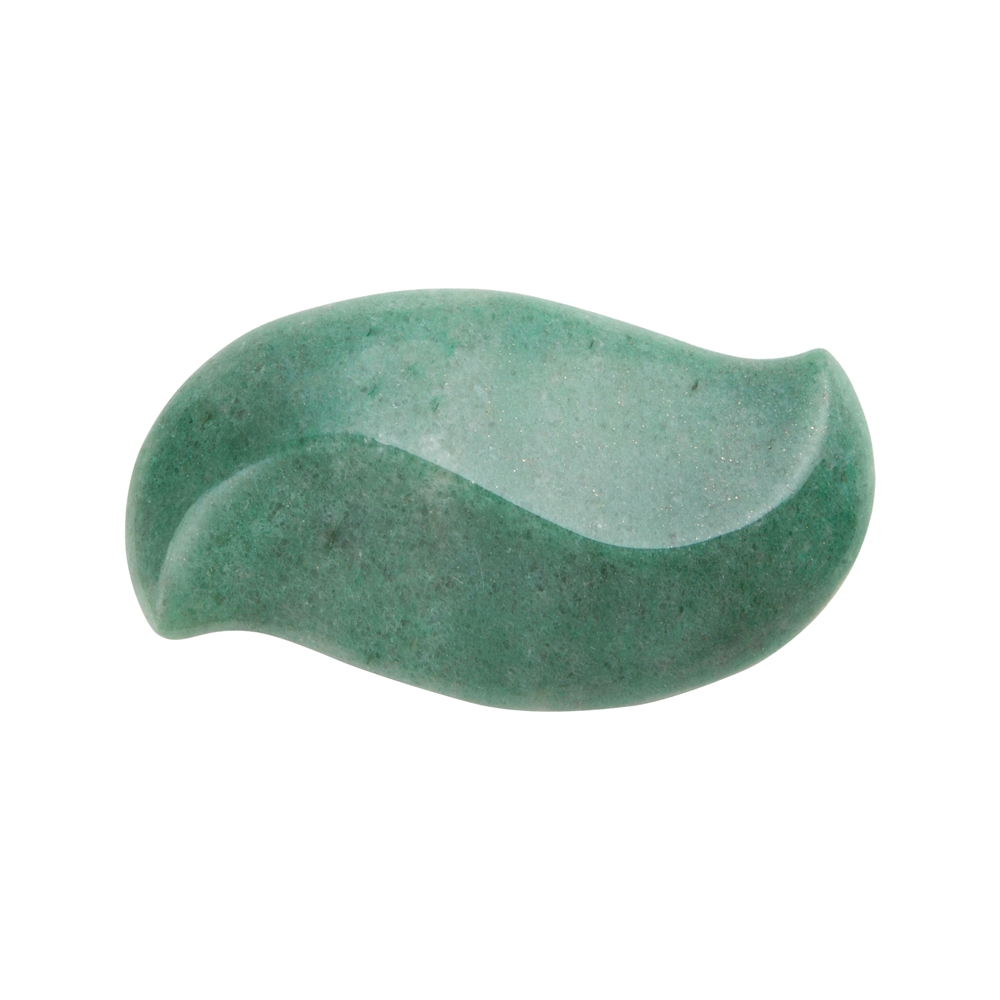 Aile de Phénix Aventurine (Anti-Stress) percée, 3,5cm