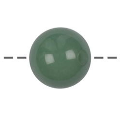 0403194525 Ball aventurine drilled, 25mm | minerals trade - gems, healing stones & jewelry