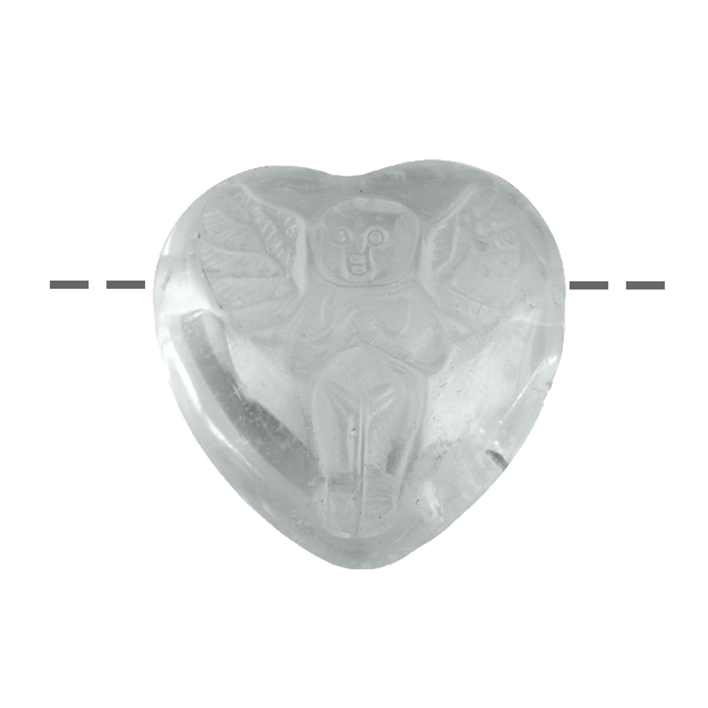Angel Heart Rock Crystal