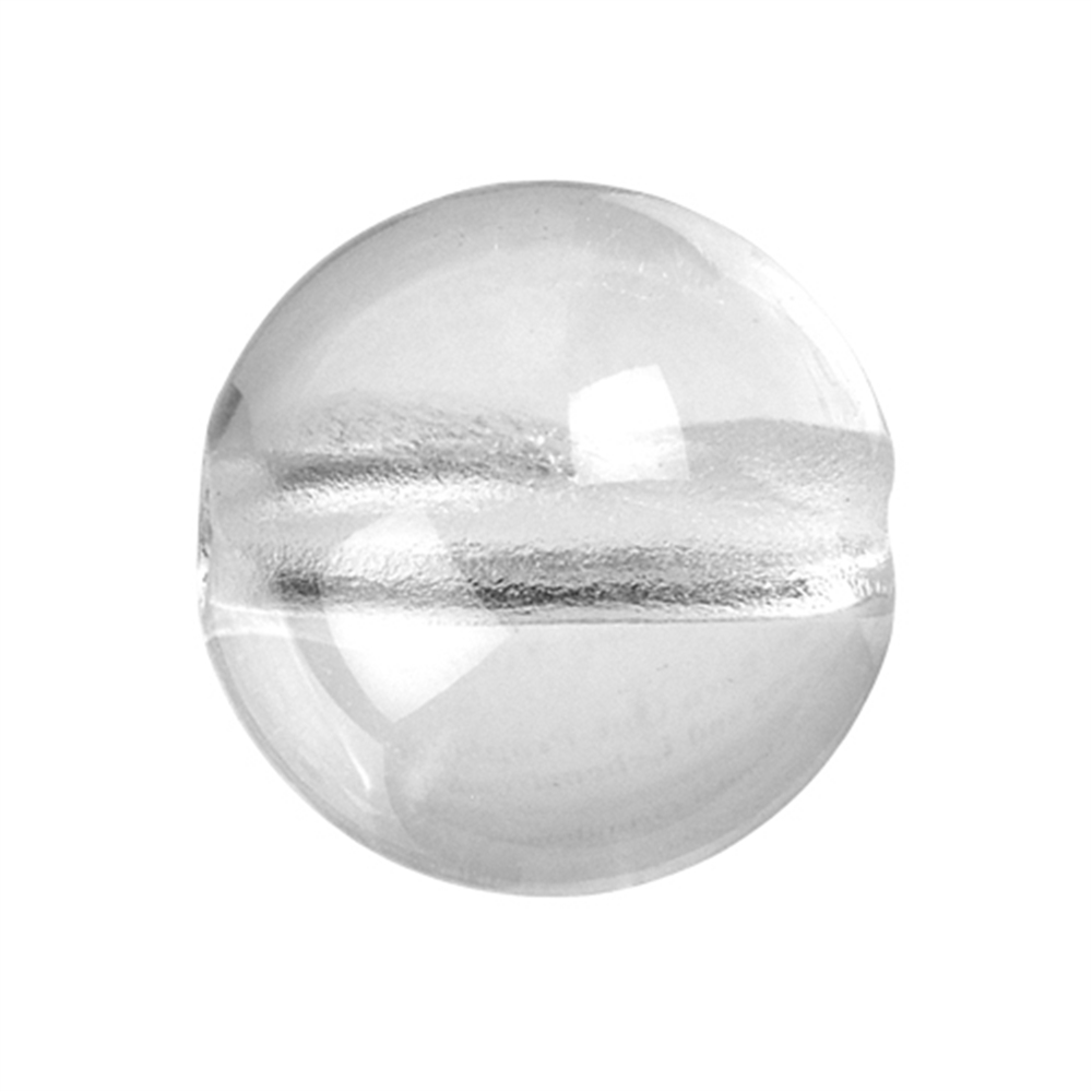 Ball Rock Crystal drilled, 16mm