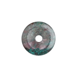 0405600300 Donut chrysocolla cuprite, 30mm | wholesaler gems, healing stones & jewelry