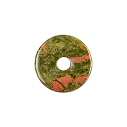 0406900300 Donut Unakite, 30mm | Marco Schreier wholesaler - gems, healing stones & jewelry