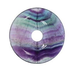 0407200500 Donut fluorite A, 50mm | wholesaler - gems, precious & healing stones, jewelry