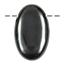 0408592300 Small Palmstones Hematite drilled | wholesaler gems, healing stones & jewelry