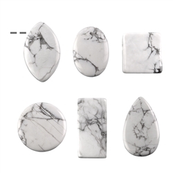 0409195600 Cabochon set Magnesite drilled (6 pcs./VE) | wholesaler gems & healing stones