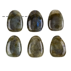 0410393002 Tumbled Stone Labradorite Drilled | wholesaler gems, healing stones & jewelry