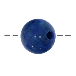 0410493320 Ball Lapis Lazuli A drilled, 20mm | wholesaler gems, healing stones & jewelry