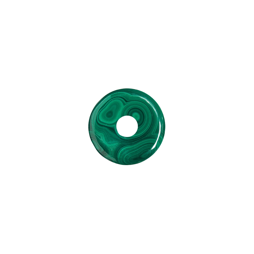 Donut Malachite (rod.), 20-22mm
