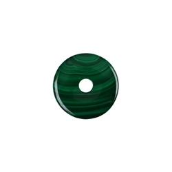 0410600250 Donut Malachite (rod.), 23 - 25mm | wholesaler gems, healing stones & jewelry