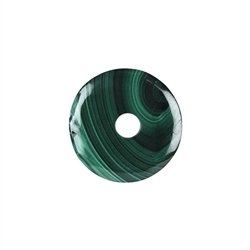 0410600300 Donut Malachite (rod.), 28 - 32 mm | wholesaler gems, healing stones & jewelry