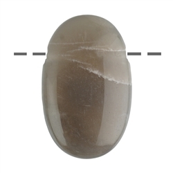 0411392300 Small Palmstone Moonstone drilled | wholesaler gems, healing stones & jewelry