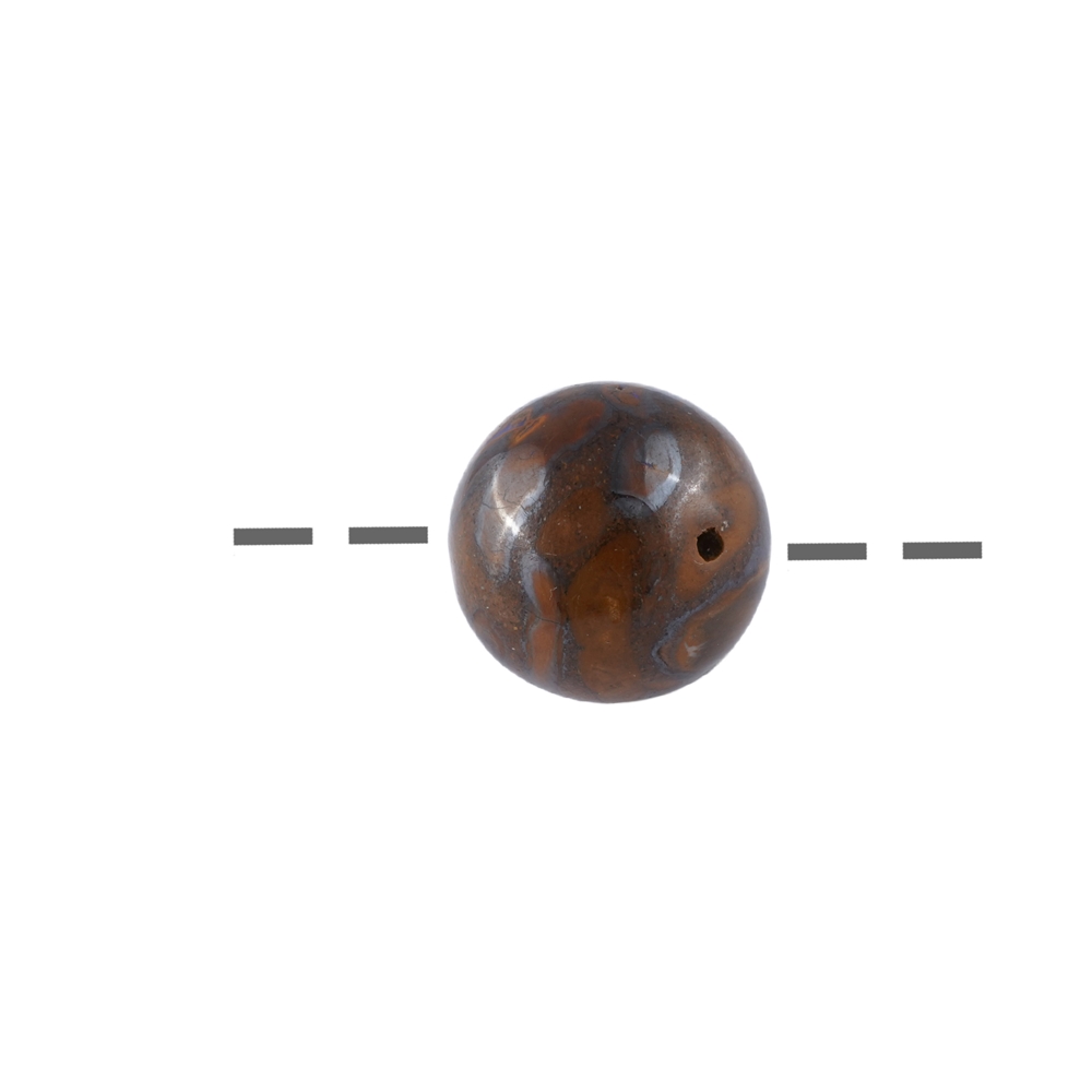 Boule d'opale de boulder percée, 20mm, perçage 1mm