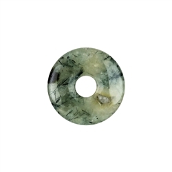 0412300300 Ciambella di prehnite (verde), 30 mm | grossista gemme e pietre curative