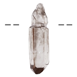 0412893070 Drilled Smoky Quartz tip, 4.0cm | wholesaler gems, healing stones & jewelry