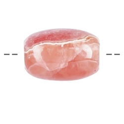 0413093215 Drilled Rhodochrosite barrel, 1.7 - 2.1cm | wholesaler gems & healing stones