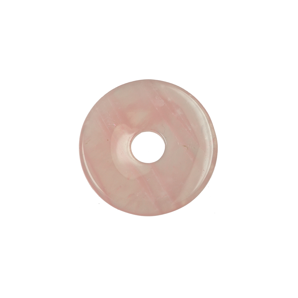 Donut Rose Quartz, 30mm