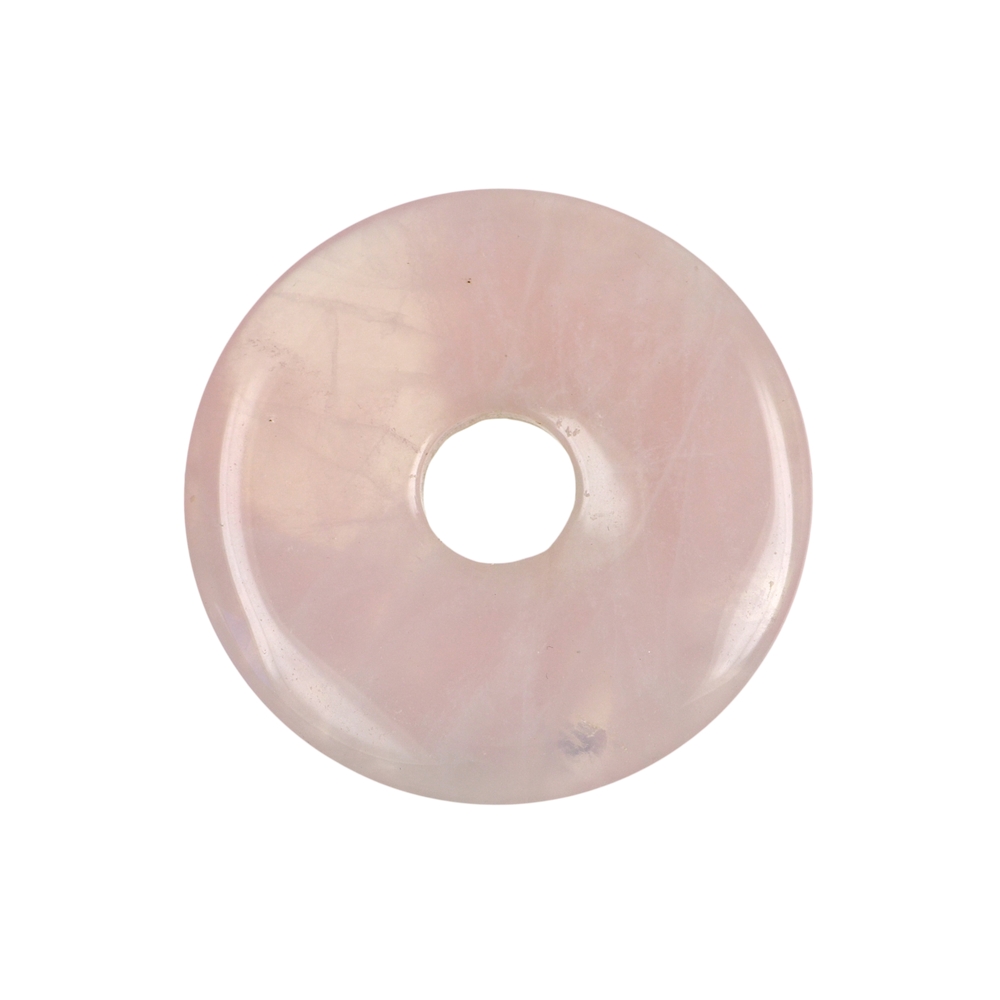 Cuarzo rosa Donut, 40 mm