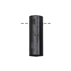 0413893070 Raw crystal Tourmaline (black) drilled, 3,0 - 4,0cm (small) | Marco Schreier