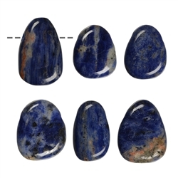 0414693002 Tumbled Stone Sodalite Drilled | minerals trade - gems, healing stones & jewelry