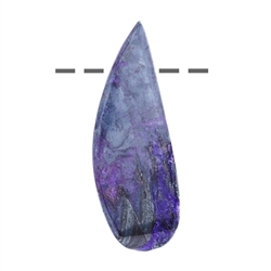 0415095401 Cabochon di sugilite forato, 3,5 - 4,5 cm | grossista gemme e pietre curative