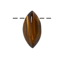 0415393230 Marquise Tiger's Eye drilled, 3,0cm  | wholesale gems, healing stones & jewelry