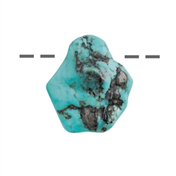 0415593081 Piedra rodada Turquesa (estabilizada) perforada, 2.0 - 2.9cm (mini) | Marco Schreier