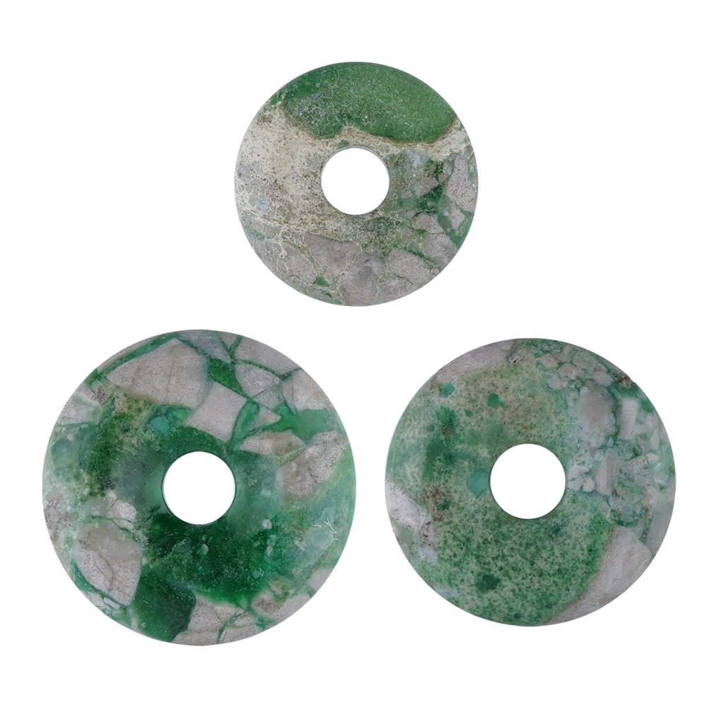 Donut Variscite, 25 - 29mm