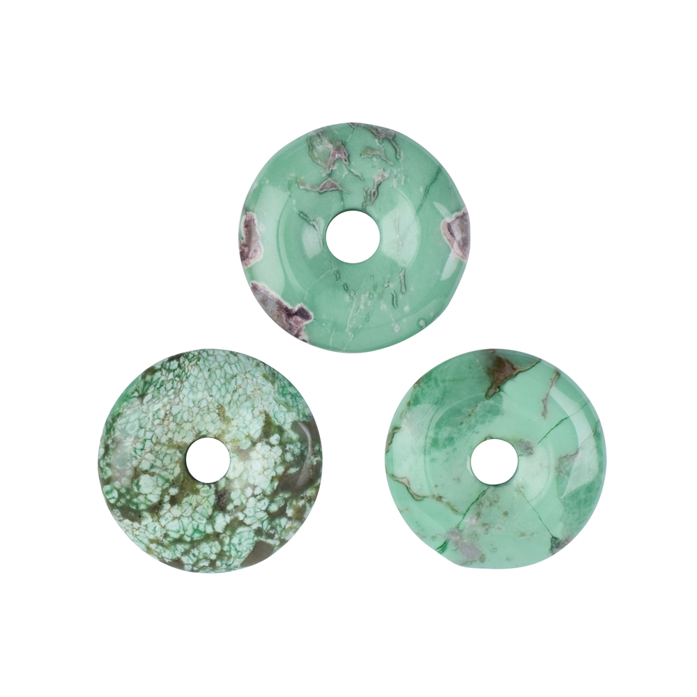 Donut Variscite, 30 - 34mm