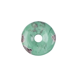 0416000300 Donut Variscite, 30 - 34mm | Pierres précieuses, pierres thérapeutiques & bijoux