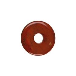 0416500300 Donut Jaspe (rouge), 30mm | Pierres précieuses, pierres thérapeutiques & bijoux