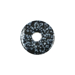 0417100300 Donut Obsidian (Snowflake Obsidian), 30mm | wholesaler gems & healing stones