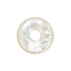 0417500351 Donut Mother of Pearl extra (light), 35mm | wholesaler gems & healing stones