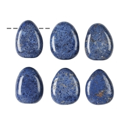 0418393002 Tumbled Stone Dumortierite Drilled | wholesaler gems, healing stones & jewelry