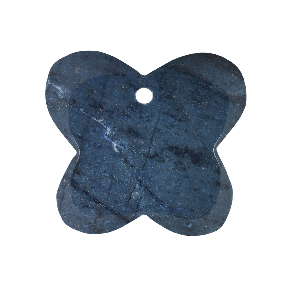 Butterfly Dumortierite front drilled, 4,2cm