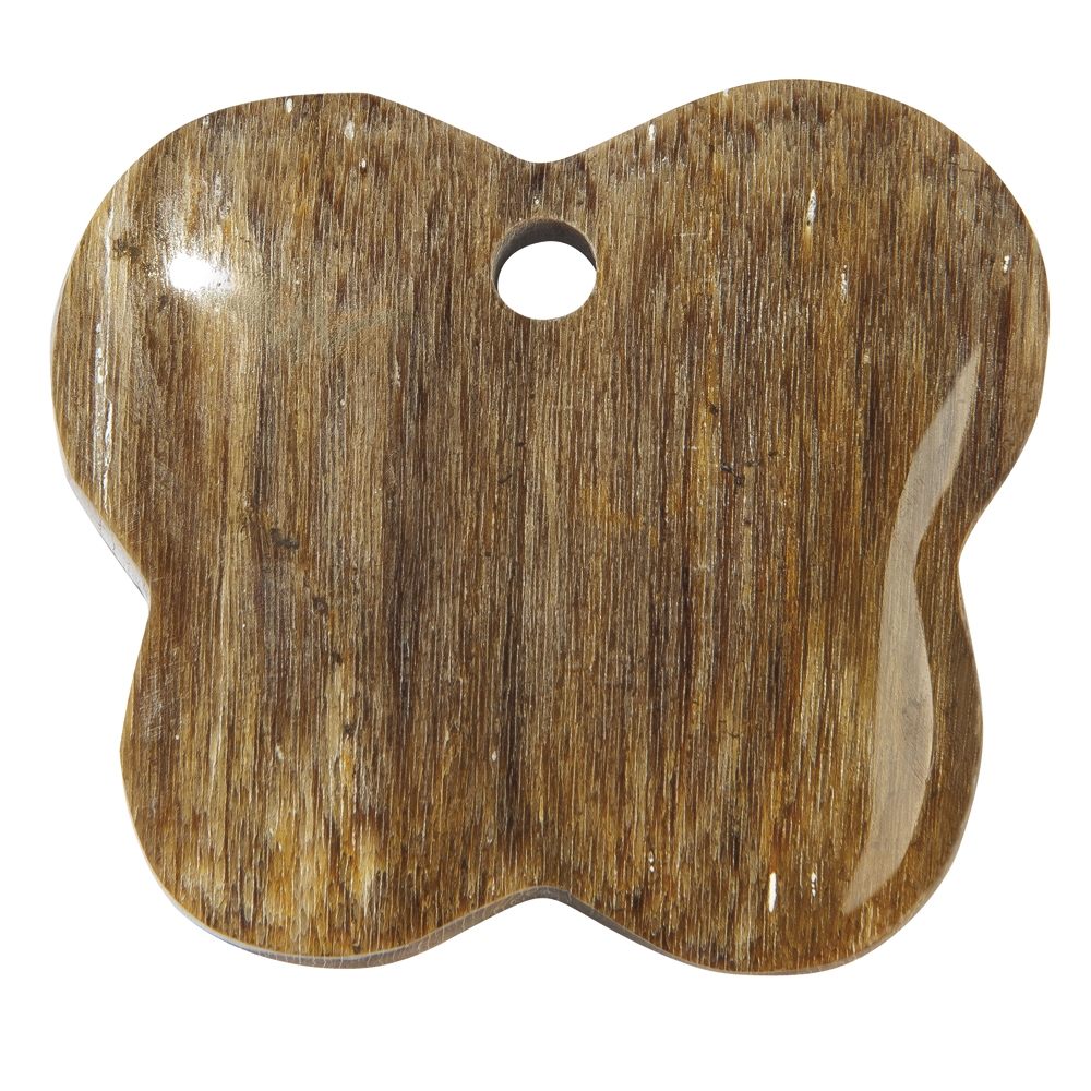 Butterfly Petrified Wood frontdrilled, 6,0cm